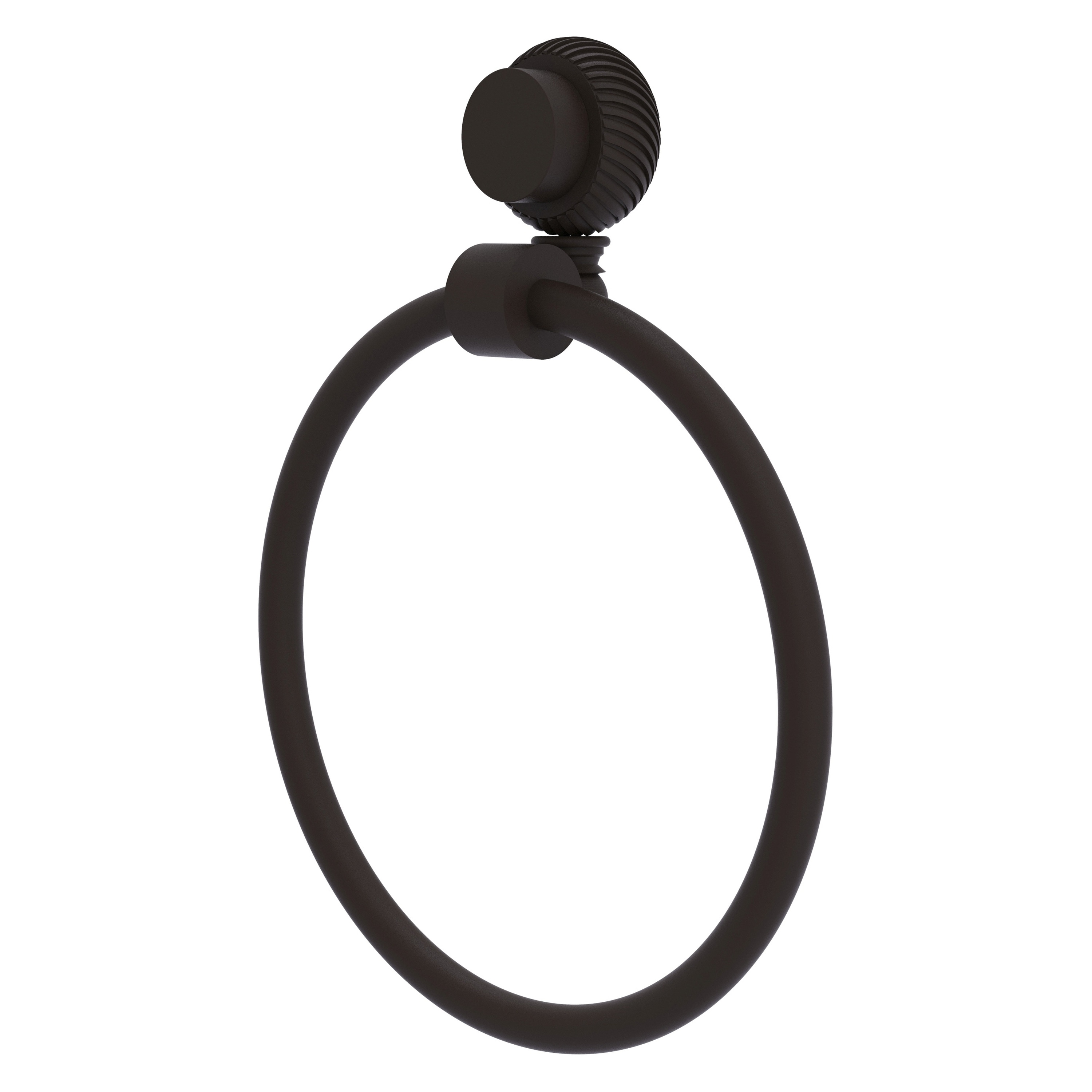 Allied Brass Venus Collection Towel Ring with Twist Accent