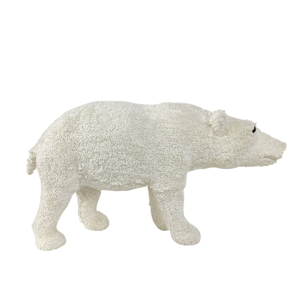 Large Boucle Standing Bear - 22.5" - White