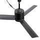 preview thumbnail 9 of 14, 42 Inch Outdoor Ceiling Fan with Light, Dimmable LED, Reversible DC Motor, 6-Speed Remote Control, Matte Black Patio Fan