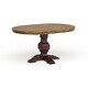 preview thumbnail 40 of 38, Eleanor Two-tone Oval Solid Wood Dining Table by iNSPIRE Q Classic