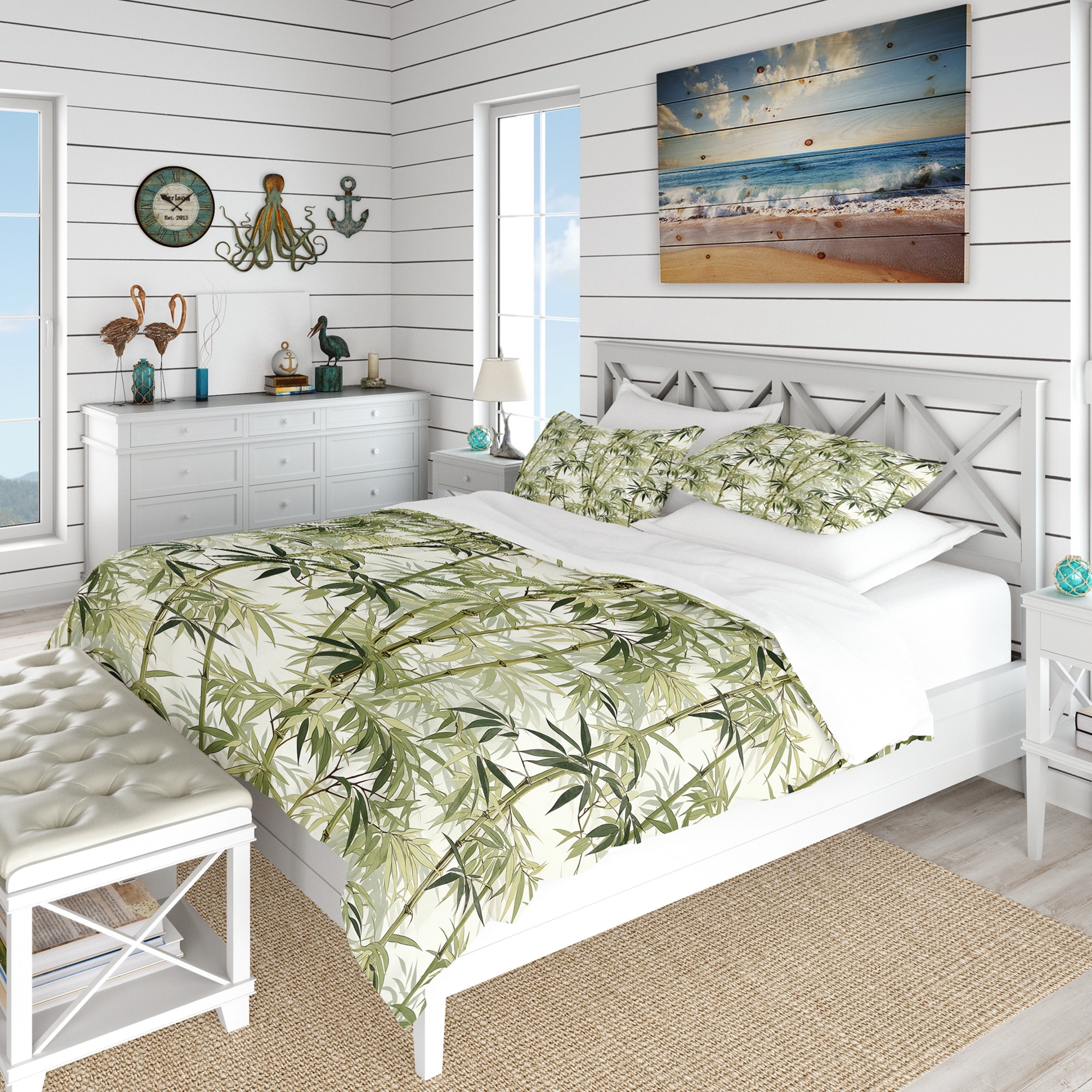 Green Floral Duvet Covers and Sets - Bed Bath & Beyond