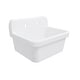 preview thumbnail 3 of 6, Eridanus Mason 24-inch Vitreous China Wall Mount Laundry Tub Utility Sink