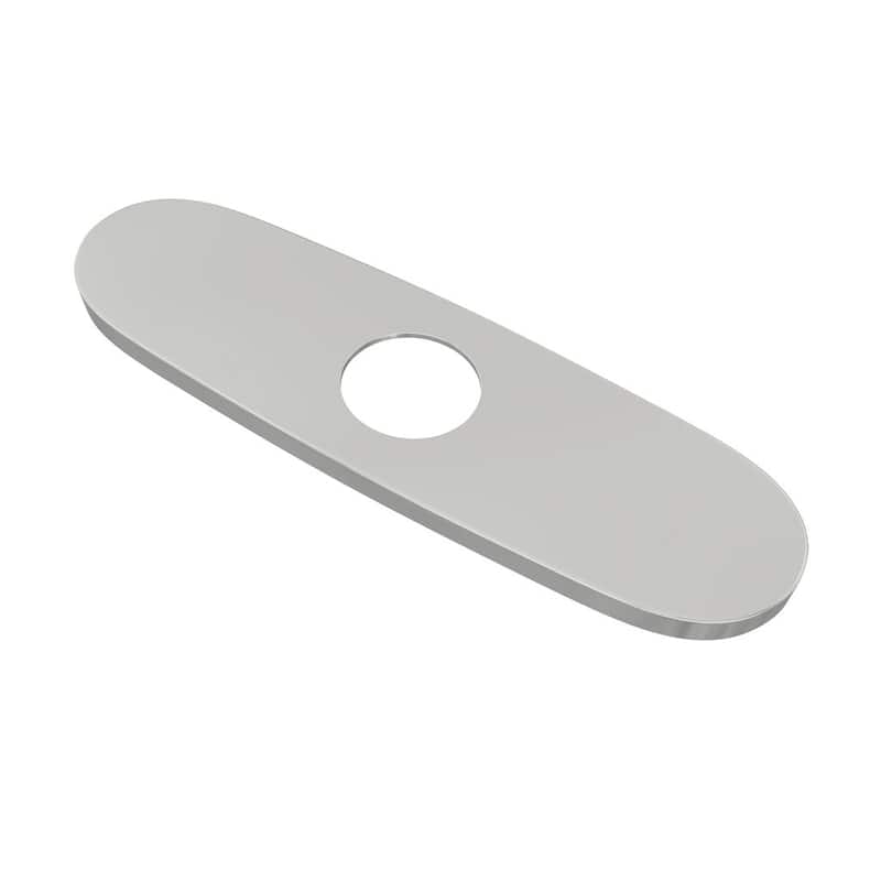 Kitchen Faucet Deck - Chrome/White