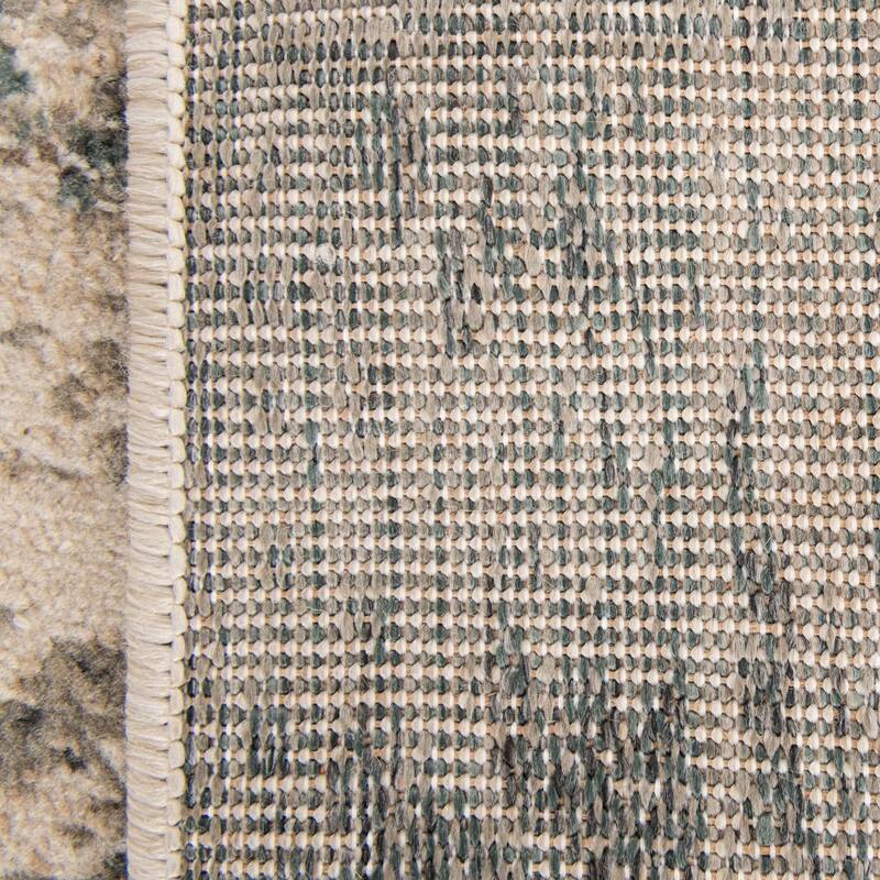 Contemporary Daisy Collection Area Rug