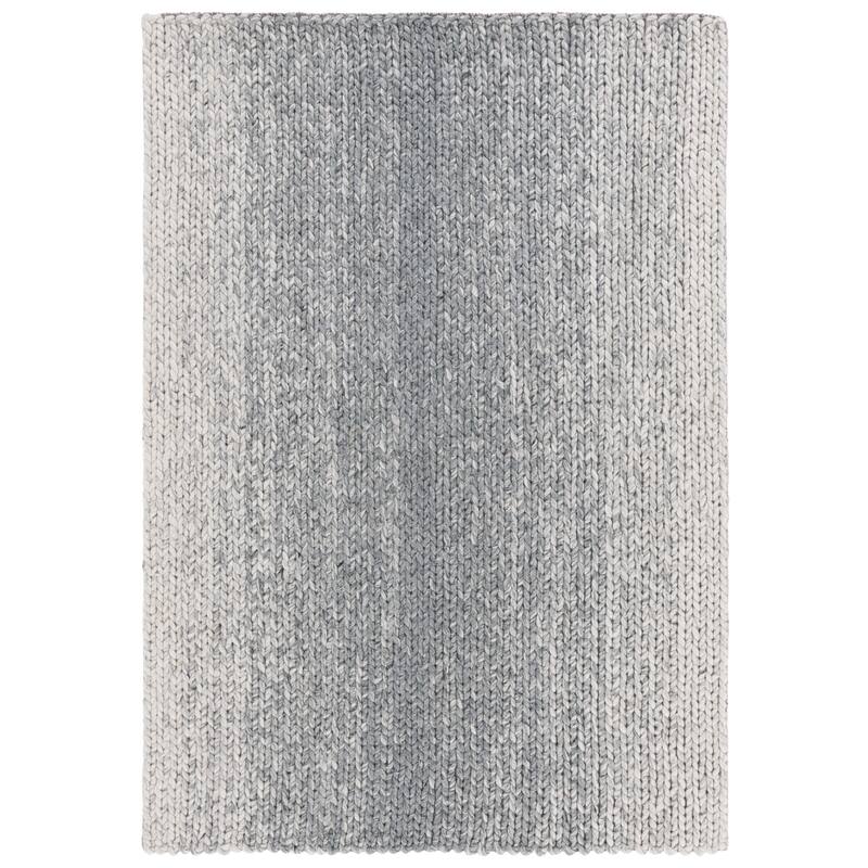 SAFAVIEH Handmade Natura Chisako Transitional Wool Rug - 5' x 8' - Grey
