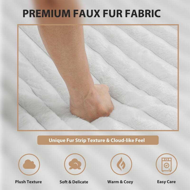 42"W Upholstered Chaise Lounge Sofa Bed with Pillow and Cup Holder