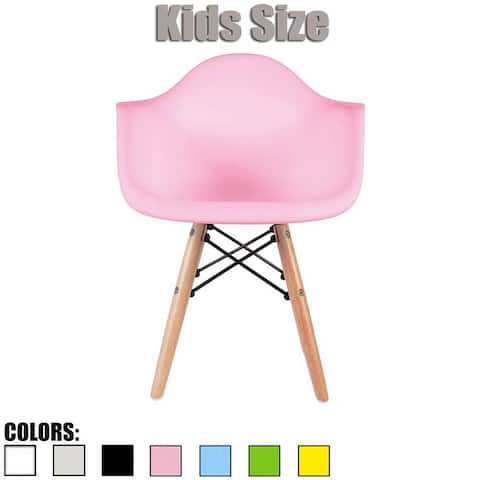 2xhome Single Kids Toddler Chair Pink Modern Plastic Wood Natural Preschool Child Activity Daycare School Kitchen Desk Work