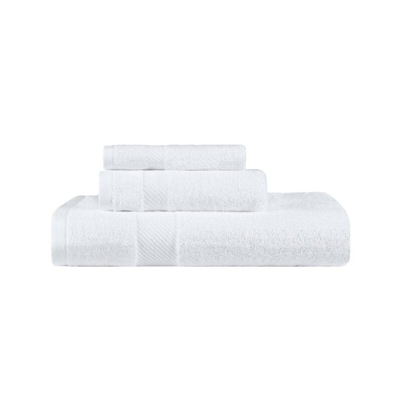 Luxury Egyptian Cotton Solid 3 Piece Bath Towel Set by Superior
