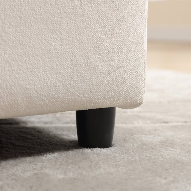 Modern 5-seat U-shaped Sectional Sofa with Chaise Lounge