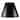 7x18x12 Bold Black with True Gold Lining Hard Back Empire Lampshade