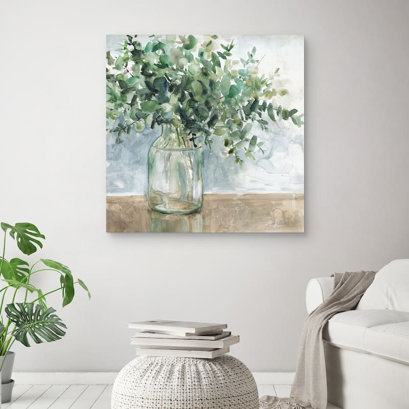 Eucalyptus Bouquet by Carol Robinson Canvas Art Print
