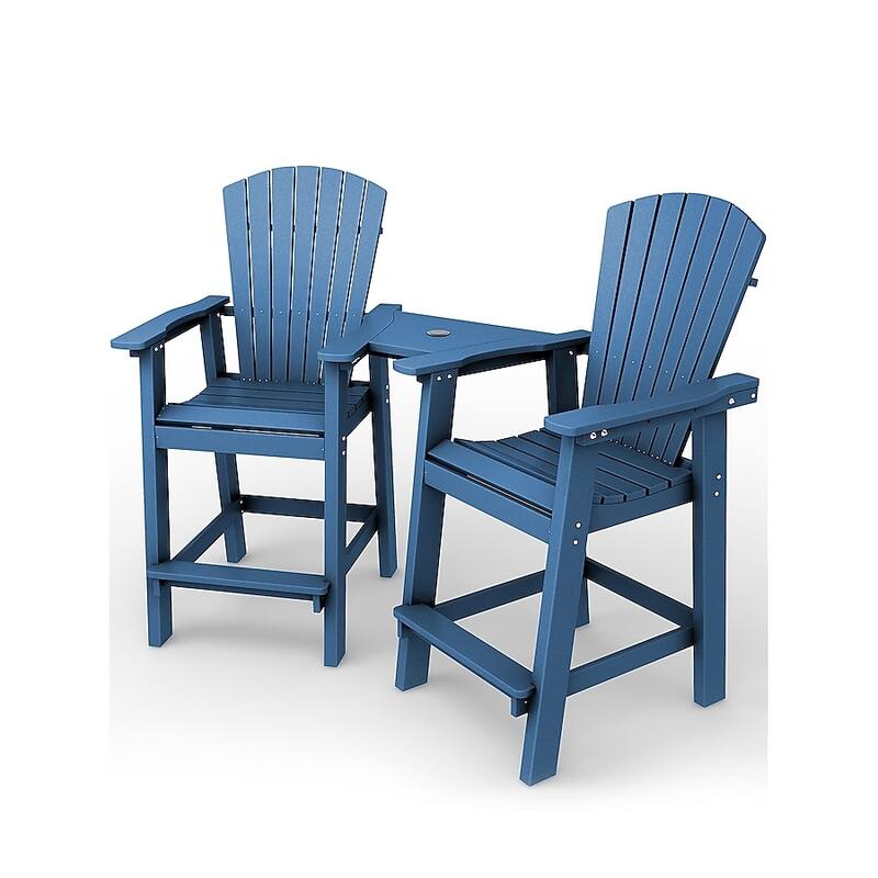 HIPS Plastic Barstool Adirondack Chair