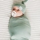 preview thumbnail 9 of 15, Copper Pearl Knit Swaddle Blanket
