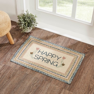 Kaila Happy Spring Jute Rug Rect w/ Pad 20x30