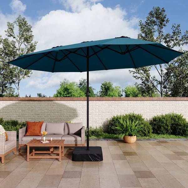 MAISON ARTS 15ft Double-Sided Patio Extra Large Twin Umbrella with Base Included - On Sale - Bed Bath & Beyond - 31058349 MAISON ARTS 15ft Double-Sided Patio Extra Large Twin Umbrella with Base Included - On Sale - Bed Bath & Beyond - 31058349