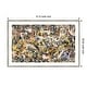 preview thumbnail 1 of 17, Convergence by Jackson Pollock Framed Art Print 41 x 27 in - Silver
