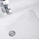 preview thumbnail 2 of 5, White Rectangular Undermount Bathroom Sink
