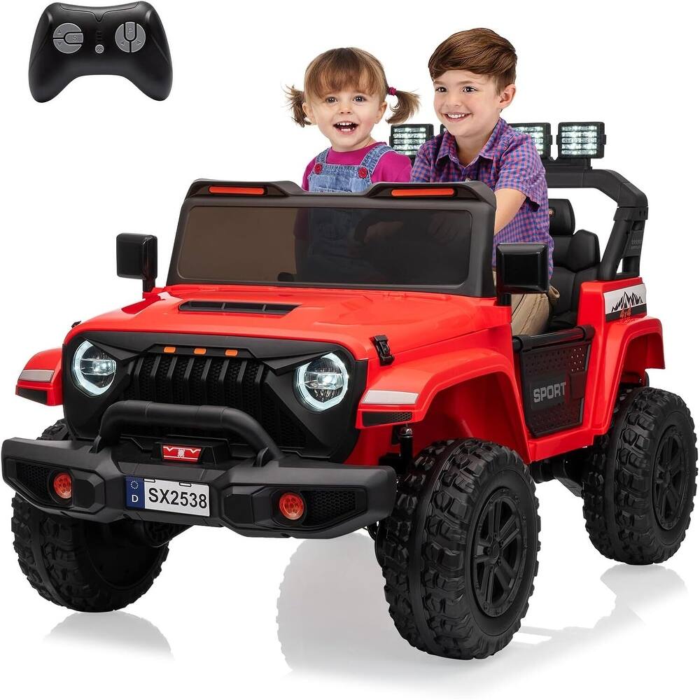 2 Seater Electric Toys Ride On Car with Remote Control, Vehicles for Kids