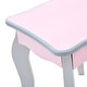 preview thumbnail 9 of 9, Teamson Kids - Little Princess Rapunzel Play Vanity Set - Pink / Grey
