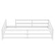 preview thumbnail 32 of 70, Full Size Montessori Floor Bed with Safety Fence, Solid Pine Wood Frame, Kids Low-Profile Bed for Boys and Girls, Easy Assembly