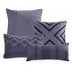 preview thumbnail 18 of 19, Wellco Bedding Comforter Set Bed In A Bag - 7 Piece Luxury POLLY yarn dyed Bedding Sets - Oversized Bedroom Comforters