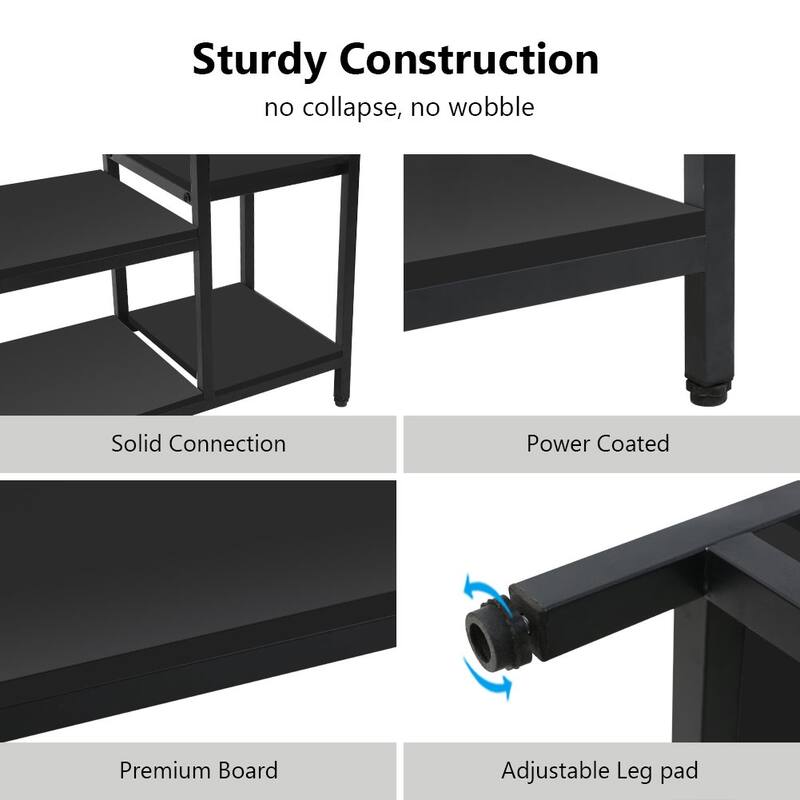 Freestanding Closet Organizer with Shelves