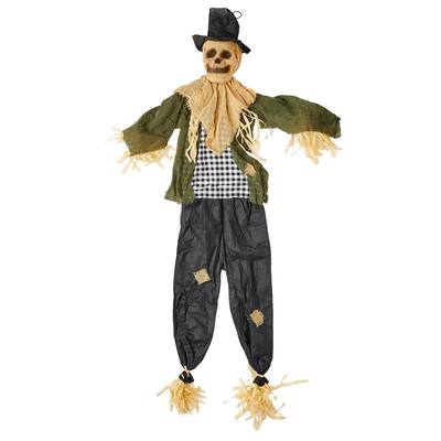 60" Hanging Halloween Scarecrow