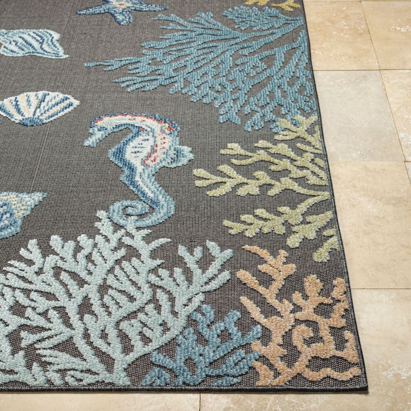 Livabliss Lakeside Coastal Indoor/Outdoor Area Rug