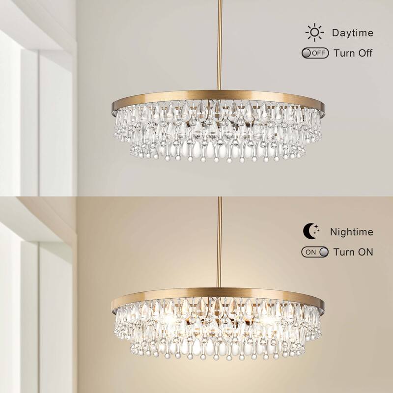 Viviana Crystal 6-light Chandelier