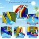 preview thumbnail 6 of 8, Gymax 7-in-1 Inflatable Water Slide Water Park Kids Bounce Castle With - See Details