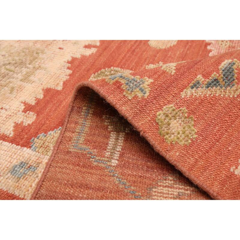 ECARPETGALLERY Hand-knotted Jules Serapi Dark Copper Wool Rug - 9'4 x 11'10