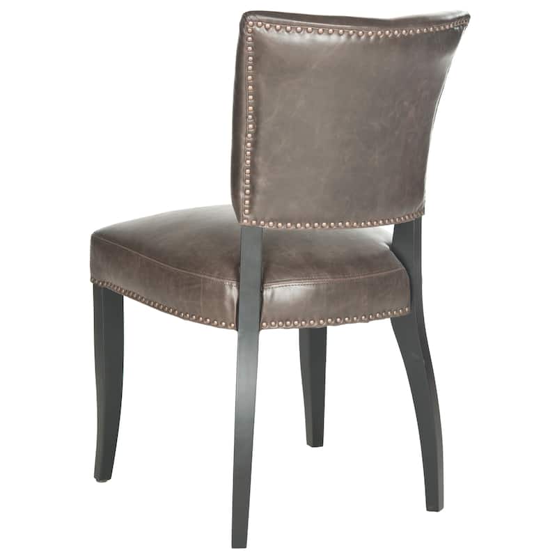 SAFAVIEH Eluned Antique Brown Dining Chair (Set of 2) - 21"W x 24"D x 36"H