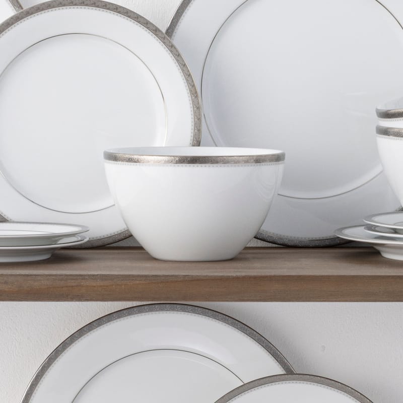Noritake Charlotta Set Of 4 Cereal Bowls, 6", 29 Oz.