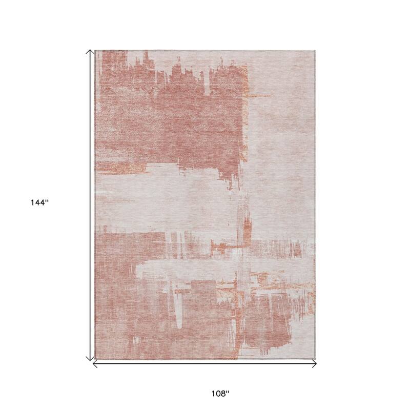 HomeRoots Abstract Traditional Rectangle Outdoor Rug