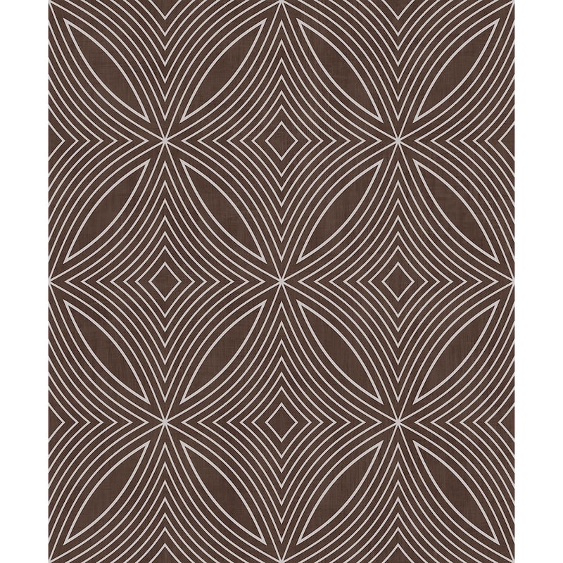 Galerie Wallcoverings Special FX 2 Glitter Kaleidoscope Mylar on Non-woven Wallpaper Roll - 33-feet long x 21-inches wide - Bronze/Silver