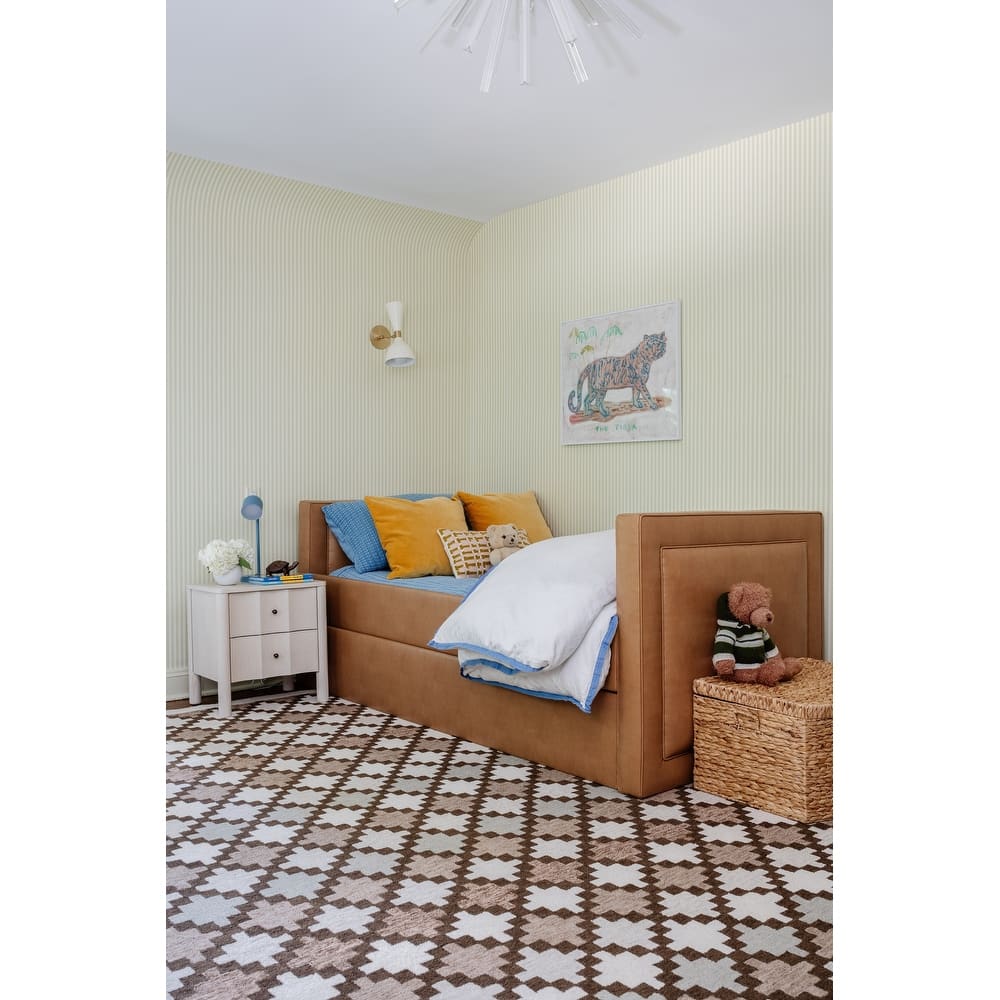 Erin Gates by Momeni Abbott Diamond Trellis Hand Tufted Wool Area Rug