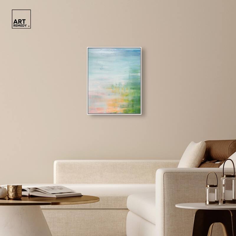 Peaceful Shore Canvas by Art Remedy
