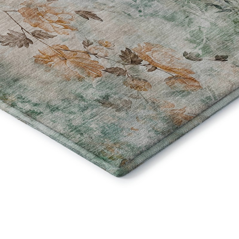 Premium Washable Super Soft Modern Floral Mayfield Rug