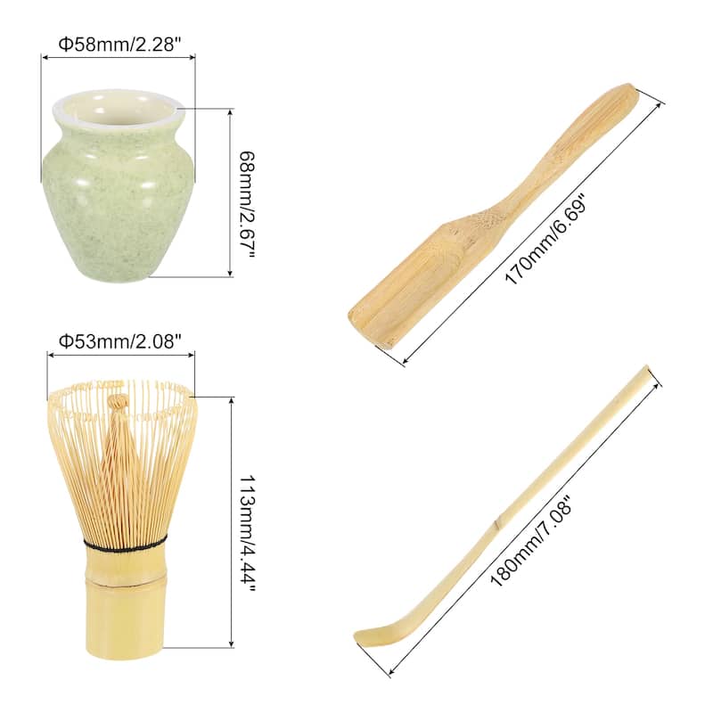 Matcha Set Match Whisk Matcha Scoop Tea Spoon Matcha Whisk Stand 1 Set