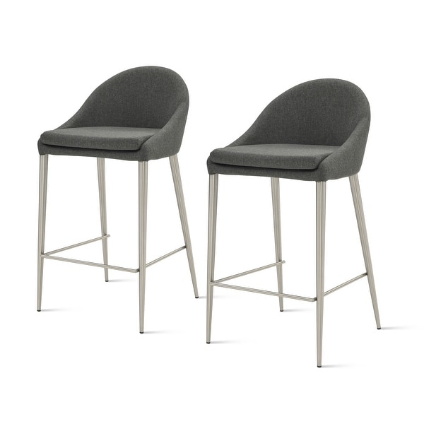 Middlebrook Prusiner 29inch Faux Leather Bar Stool, Set of 2 On Sale
