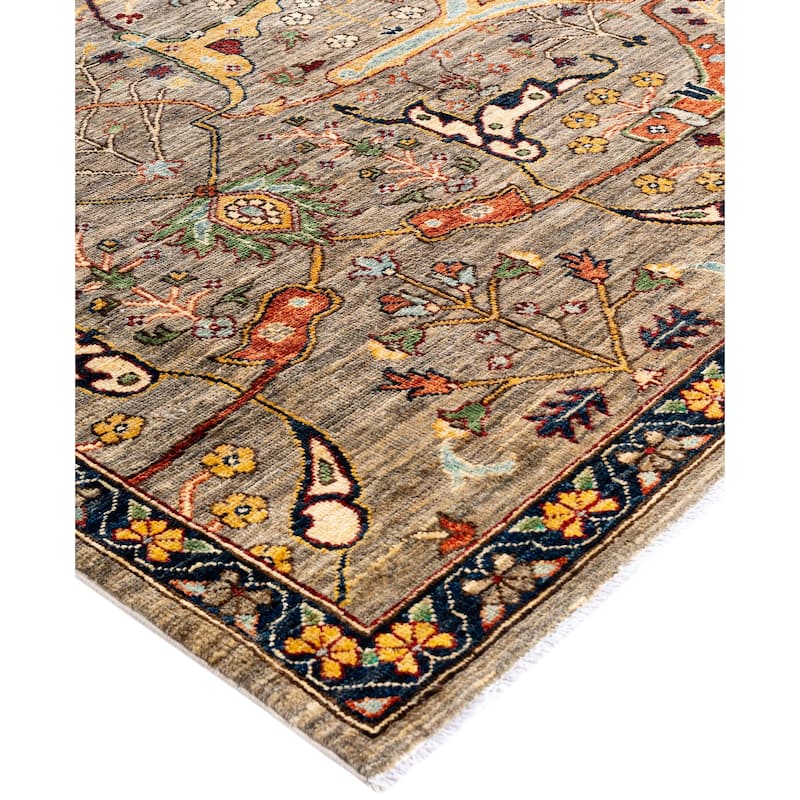Serapi One-of-a-Kind Hand-Knotted Area Rug - Brown - 8' 0" x 9' 9"