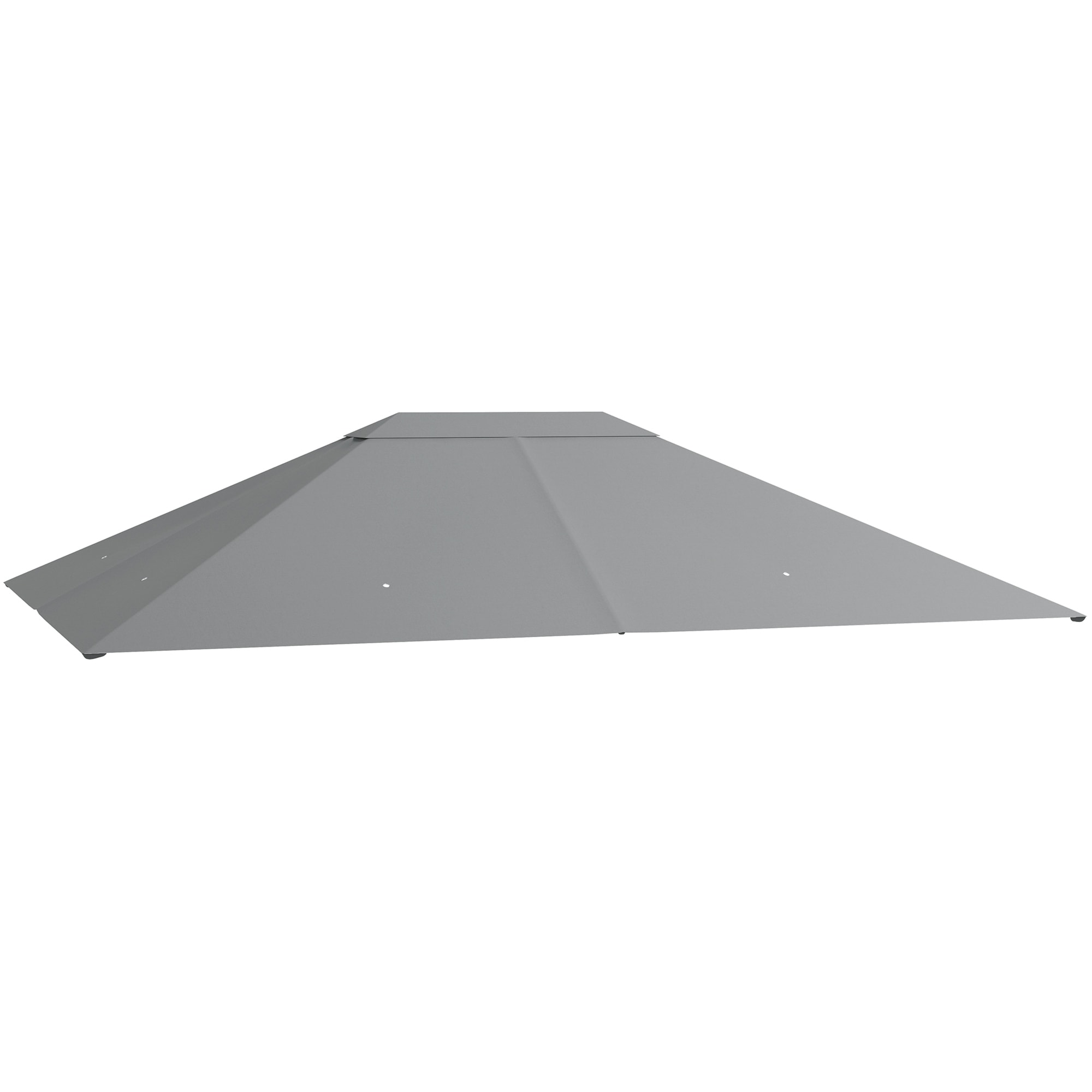 10' x 13' Gazebo Canopy Replacement with Vents and Drain Holes, Light Gray