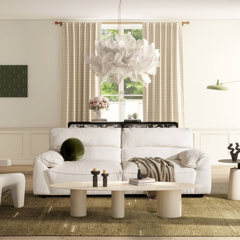 Sorrento 90.5" Chenille Upholstered 2-Piece Modular Sofa