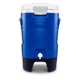 5-Gallon Sports Rolling Water Cooler with Wheels - Blue - Bed Bath ...
