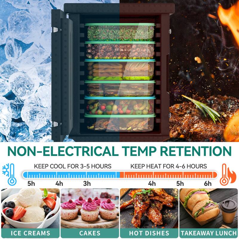 Moasis Food Pan Carrier 90L Food Pan Capacity Food Warmer