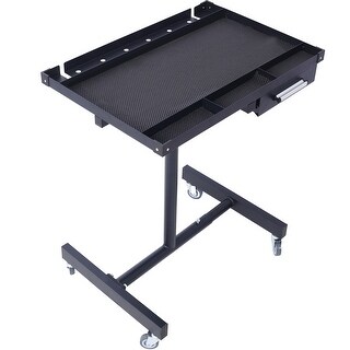 Adjustable Teardown Work Table with Drawers, 4x2.5" Swivel Casters, 220 ...