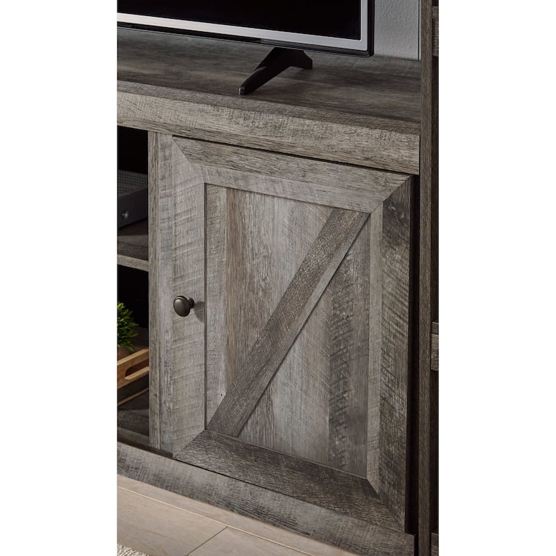 Signature Design by Ashley Wynnlow Weathered Woodgrain 60-inch TV Stand