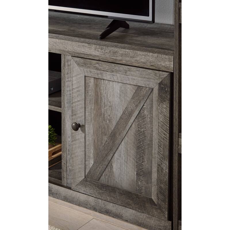 Signature Design by Ashley Wynnlow Weathered Woodgrain 60-inch TV Stand