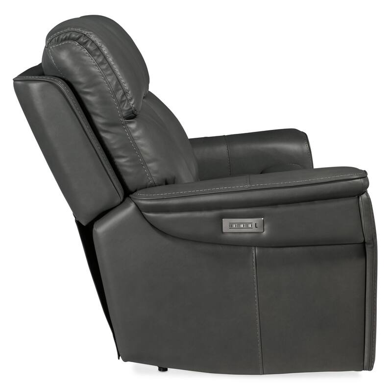 Hooker Furniture SS608-LYRA-POWER-LOVESEAT Lyra 66" Wide Leather Power