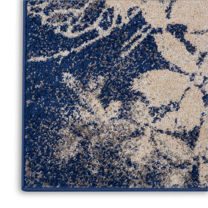 Nourison Tranquil Contemporary Abstract Floral Area Rug